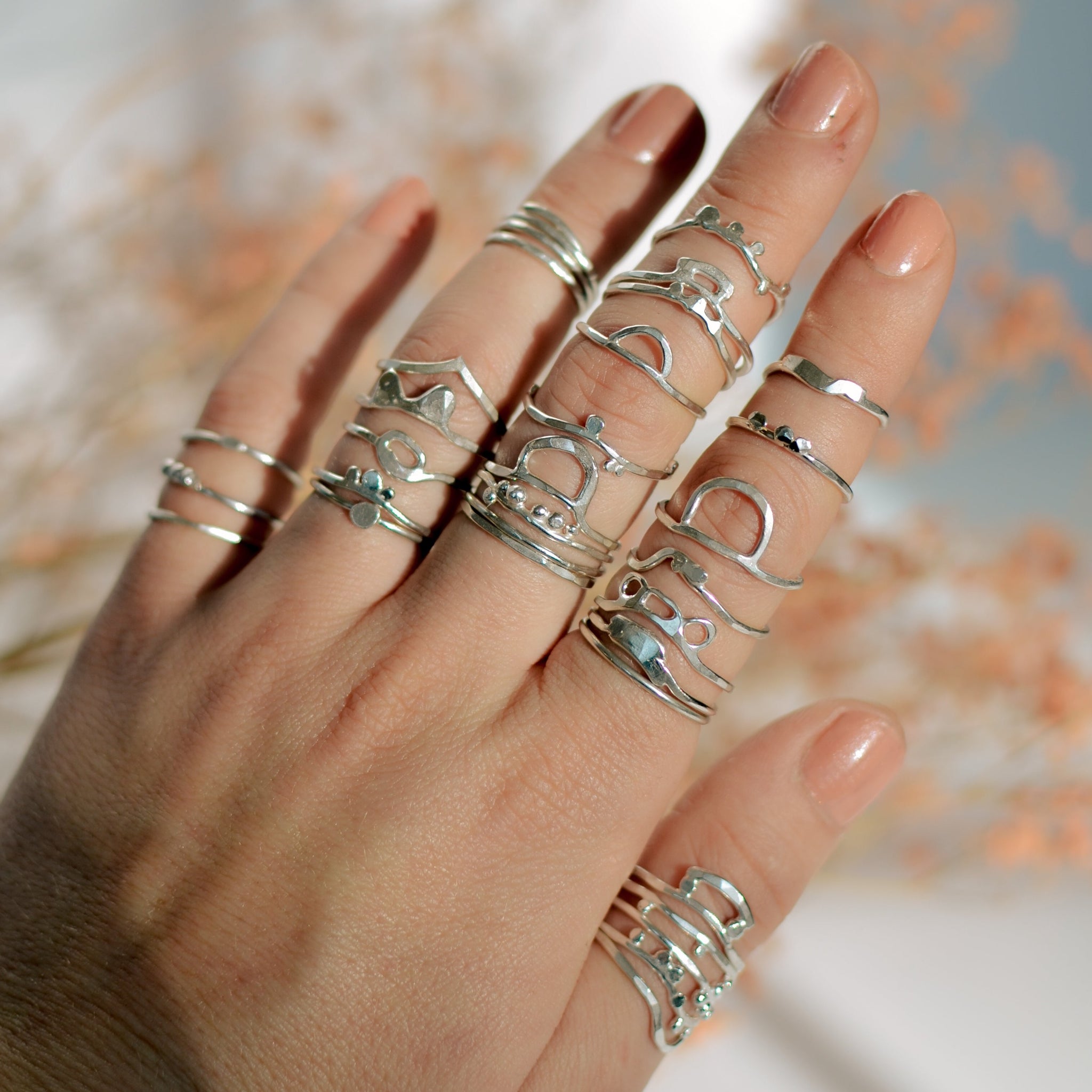 Buy 925 Silver Hug Me Finger Ring for Women & Girl | Adjustable Size Finger  Ring at Amazon.in